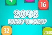 Kolik bodů dokážeš získat v této hře 2048 Drag n Drop?