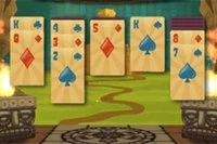 Klasická karetní hra solitaire s úžasnou 3D grafikou
