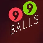 Dva kruhy s čísly 9 na tmavém pozadí, jeden červený a druhý zelený, s nápisem BALLS