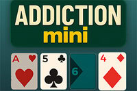 Užij si rychlou a chytře upravenou verzi hry Solitaire Addiction
