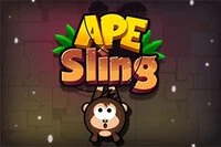 APE Sling je arkádová hra, ve které musíš katapultovat postavičku APE,