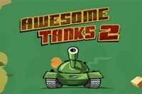 Připravte se na výbušné tankové boje v akčním zážitku Awesome Tanks 2!