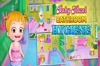 Je čas, aby se Baby Hazel naučila důležitost hygieny v koupelně
