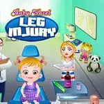 Dívka sedící na lékařském křesle v ordinaci obklopená doktorem a sestřičkou, s dětskými hračkami v pozadí