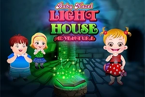 Tři kreslené děti stojí v tajemné místnosti osvětlené zeleným zářením z magické knihy