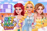 Čas na hodinu matematiky pro BFF dívku!
