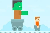 V bloku světa musí horník utéct před obřím zombiem