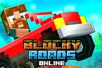 Vyrazte na silnice a přejděte přes kopce v Blocky Roads Online