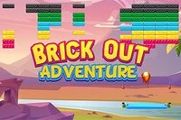 Zábavná hra Brick Out Adventure s barevnými cihlami