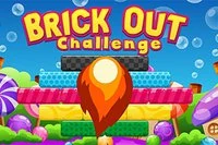 Vtipná hra Brick Out Challenge s barevnými cihlami