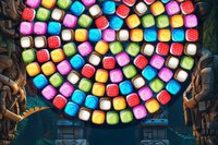 Užijte si barevné výbuchy v Bubble Shooter Candy Wheel Level Pack!