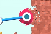 Bucket Crusher je fascinující odpočinková hra, ve které pilou drtíš