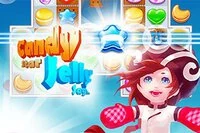 Candy Star je návyková match-3 puzzle hra