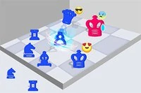 Každá úroveň vám přidělí modrou šachovou figurku, kterou budete