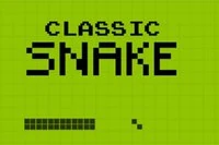 Klasická hra Snake v retro stylu v HTML5, hratelná na počítači nebo