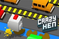 Proveď Slepici skrz nekonečné množství úrovní v Crazy Hen!