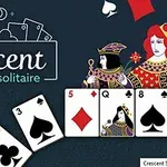Ilustrace karet se symbolem srpku měsíce a postavami krále a dámy na temném pozadí