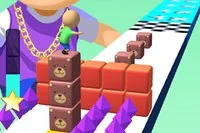 Cube Surfer je zábavná a vtipná 3D běžecká hra