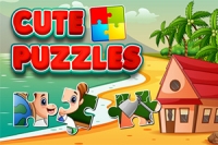 Roztomilé puzzle je klasická skládačka
