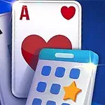 List tří hracích karet s hodnotami osm, král, eso a mobilní telefon s hvězdou na modrém pozadí