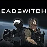 Dva ozbrojení vojáci stojí zády k sobě na pozadí planety Země s nápisem DEADSWITCH 3