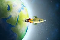 Braňte Zemi ničením asteroidů, sbíráním munice a štítů