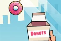 Doughnut se houpe jemně na provaze