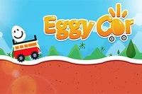 Eggy Car je odblokovaná hra s autem, které má na střeše vejce