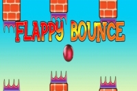 Ovládejte pohyby míčku ve hře Flappy Bounce