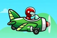 Flight in Rain je html5 arkádová hra, držte obrazovku pro létání a