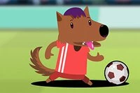 Fotbalové mistrovství s roztomilými psy