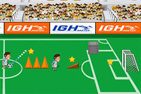 Freekick Training je HTML5 sportovní hra