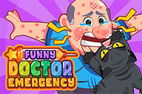 Ošetřuj legrační úrazy a rozvesel pacienty ve Funny Doctor Emergency