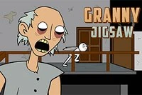 Skládej puzzle v zábavné hře s tématikou Granny