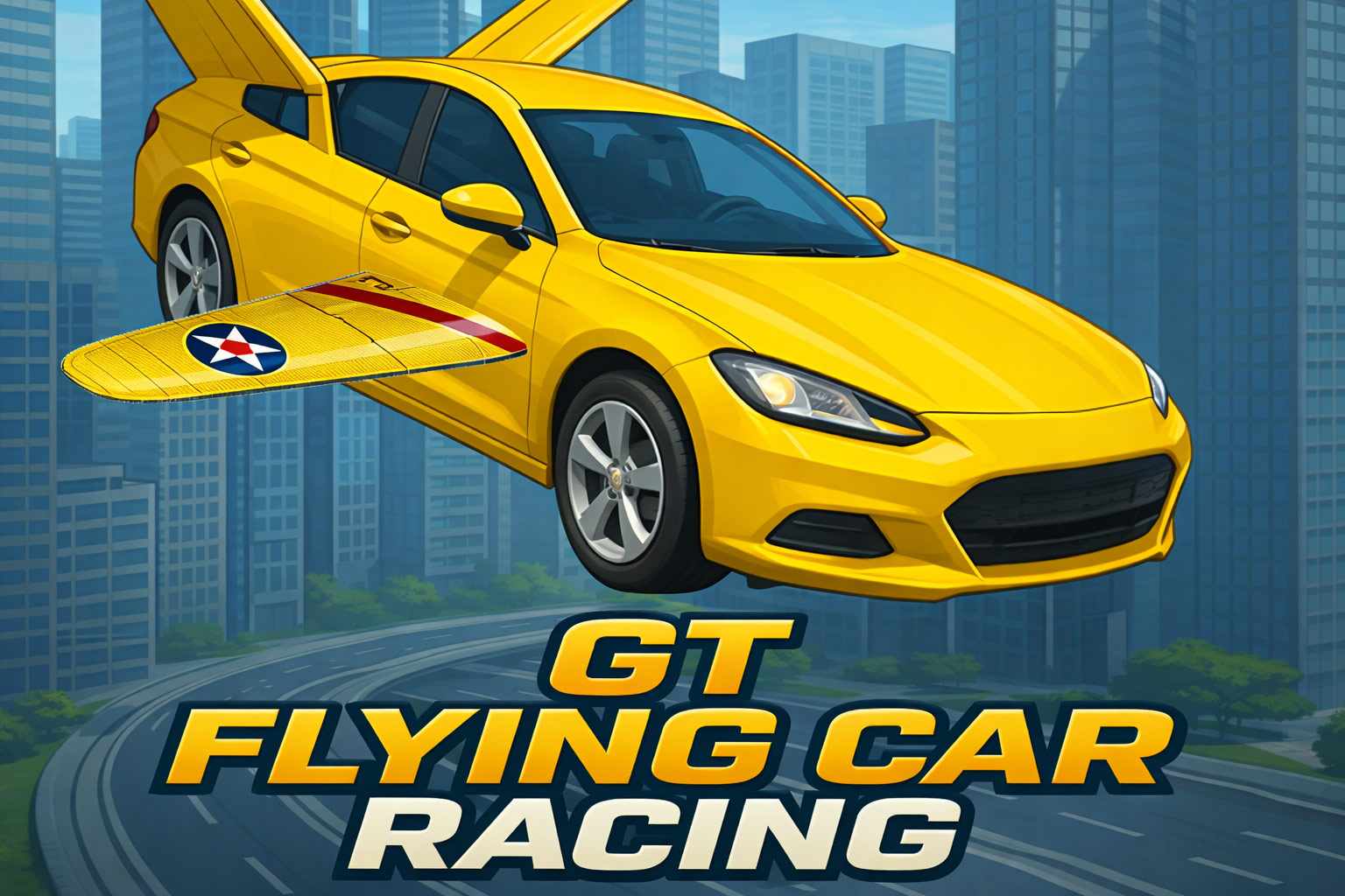GT Flying Car Racing 🕹️ Hrajte zdarma na Play123