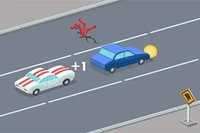Stát se hrdinou Stickman Rush v tomto městě vyžaduje skvělé řidičské