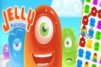 Spusťte Jelly Madness ve vtipné a zdarma hře Match 3!