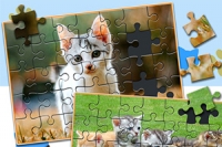 Jigsaw Puzzle Cats & Kitten je zajímavá hra s puzzle kočkami.