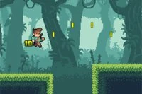 Jungle Treasure je jednoduchá běhací hra s automatickým pohybem