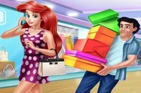 Ariel a Eric jdou do obchodního centra na skvělý den nakupování