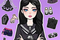 Vytvářej kouzelné styly v Magical Diary: Paper Dress Up