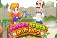 Odstraňte všechny naskládané květinové dlaždice v této hře Tower