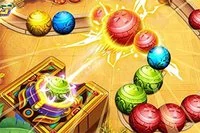 Marble Dash je bublinová hra ve stylu Zuma