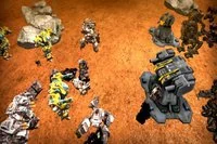 Přesný simulátor vojenské bitvy s realistickými mech roboty