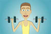 Ve hře Muscle Clicker je čas nabírat svaly!