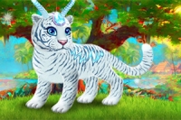 Postarejte se o fantasy tygra v této magické makeover hře!