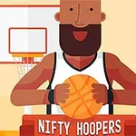 Ilustrace basketbalisty s míčem před košem