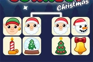 Vánoční motivy s ikonami: elf, Santa Claus, sněhulák, svíčka, zasněžená koule, vánoční stromek a zvonek