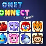 Barevné kreslené postavičky zvířat v mřížce s nápisem Onet Connect Classic nahoře