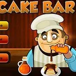 Kreslený kuchař nalévá sirup na palačinky vedle tří tlačítek s nápisy Start Game, Select Level a How to Play